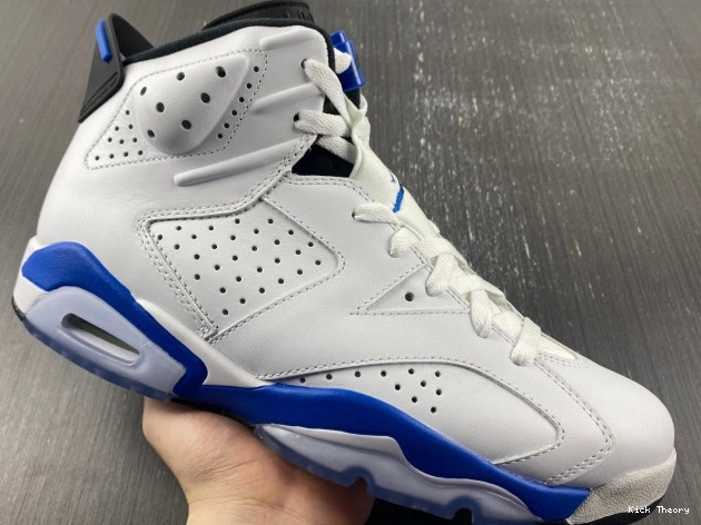 Kicktheory Blue Retro 6 Air Sport 384664-107 (2014) Jordan 0715